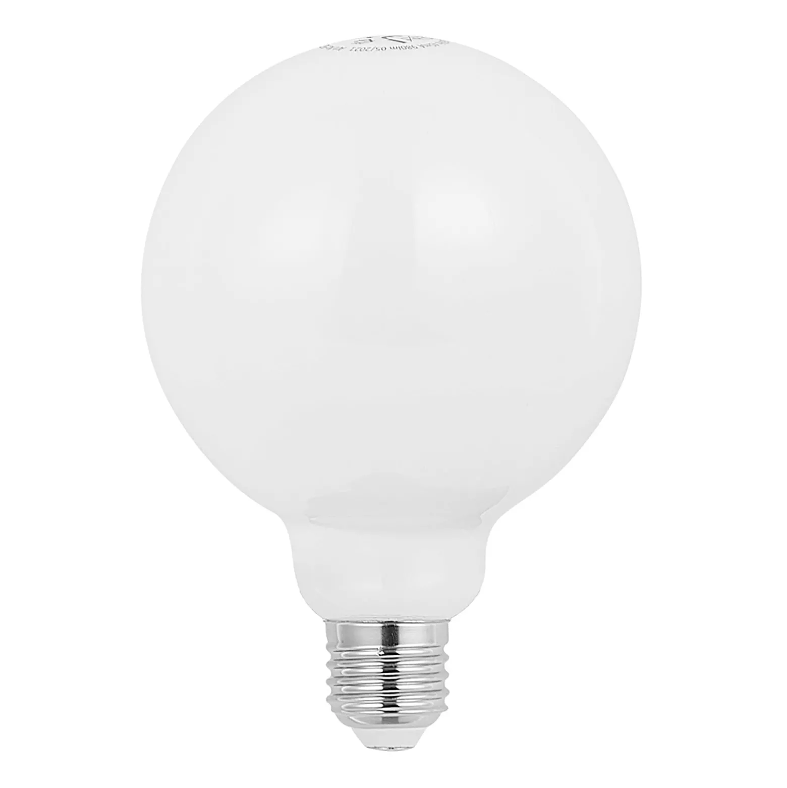 LED-lamppu G95 E27, 8 W, 2 700 K, opaali, himmennettävä