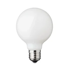 LED-lamppu Globe, E27, halkaisija 8 cm, himmeä 5,2 W 2 200 K