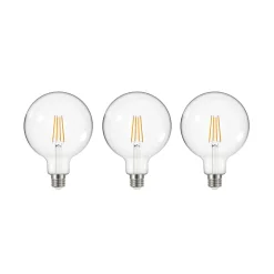 LED-lamppu hehkulamppu kirkas E27 G125 3,8W 3000K 806lm 3er