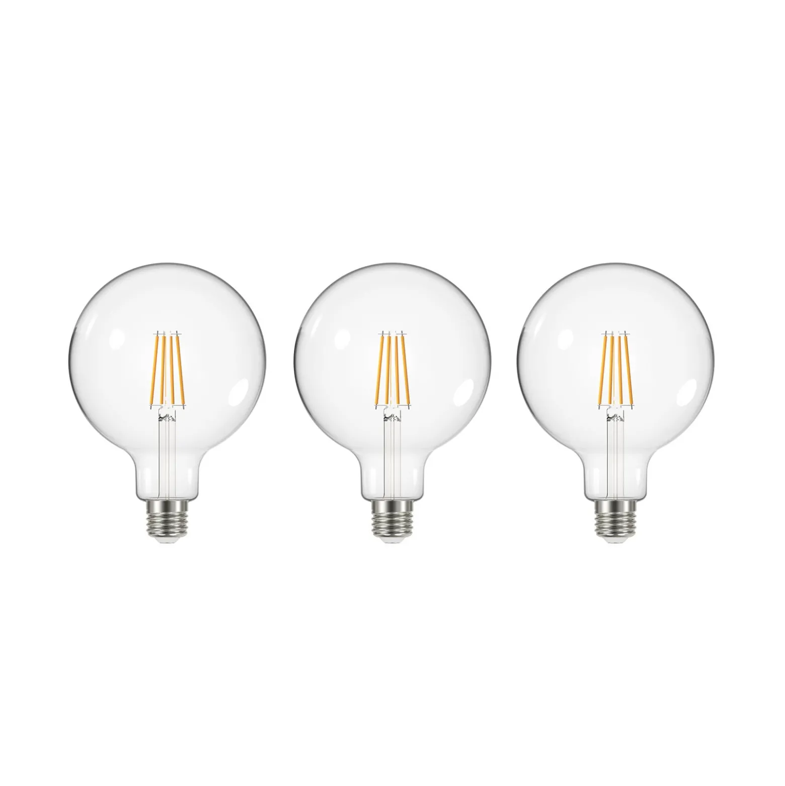 LED-lamppu hehkulamppu kirkas E27 G125 3,8W 3000K 806lm 3er