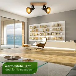 LED-lamppu pudotus E14 4W kirkas 3000K 840lm EEK A 2er