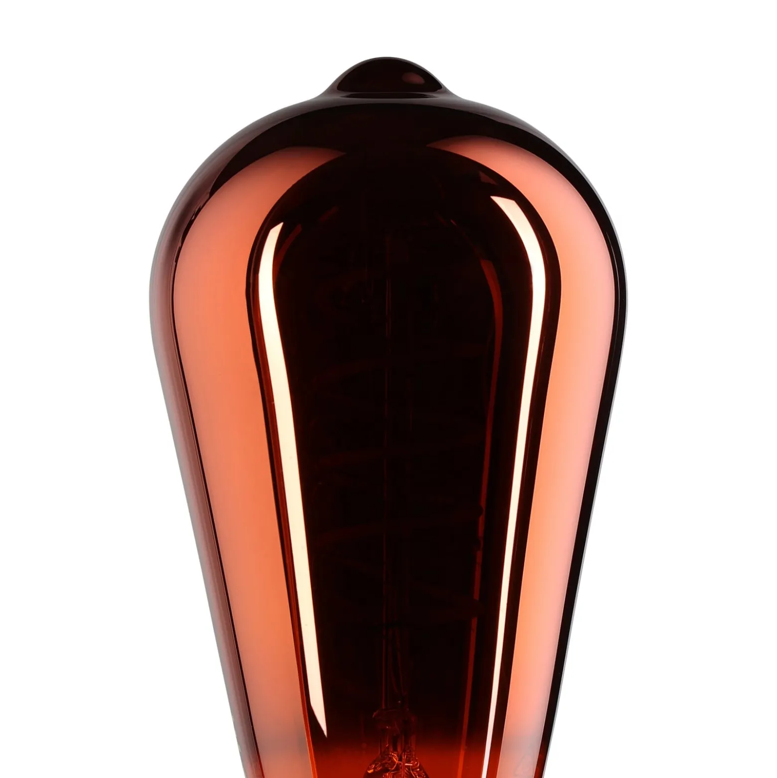 LED-lamppu ST64 E27 4W 2 000 K filament kupari