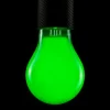 LED-lamppu, vihreä, E27, 2 W, himmennettävä