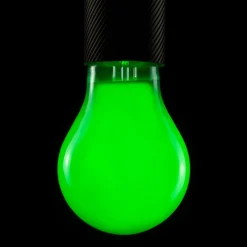LED-lamppu, vihreä, E27, 2 W, himmennettävä
