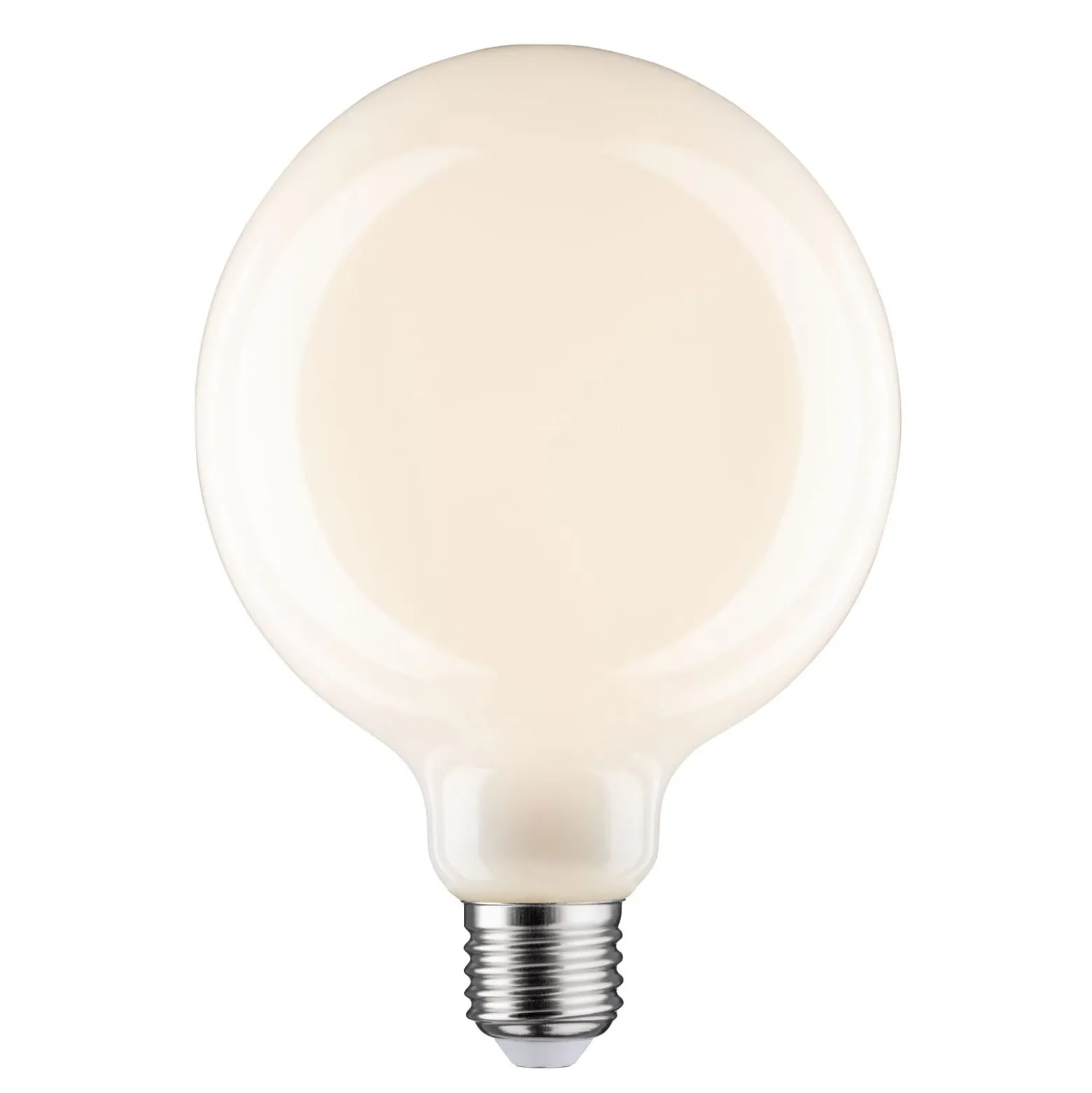 LED-lasilamppu E27 9W G125 Fil 2,700K opaali himmennettävä