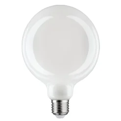 LED-lasilamppu E27 9W G125 Fil 2,700K opaali himmennettävä