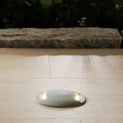LED-lattiauppovalaisin Ceci 120-2L harmaa CCT