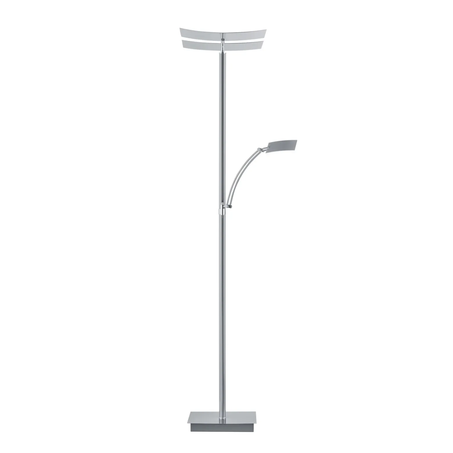 LED-lattiavalaisin Andy, 3-valo, matta nikkeli, CCT, himmennin