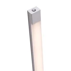 LED-lattiavalaisin Bella, suora, neliskanttinen jalusta, terästä
