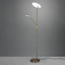 LED-lattiavalaisin Brantford lukuvalaisin, vanha messinki
