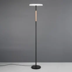 LED-lattiavalaisin Celeste valkoinen/ruskea 160 cm lasi/metalli Touchdim