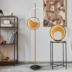 LED-lattiavalaisin Curio, puun näköinen