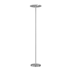 LED-lattiavalaisin Dent, matta nikkeli/kromi, 180 cm, CCT, 1-valo.