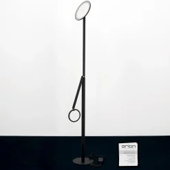 LED-lattiavalaisin Fati, korkeus 181 cm, alumiini, lukuvalo, himmennin, CCT