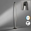 LED-lattiavalaisin Fenga, kosketusdimmeri, CCT, musta