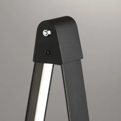 LED-lattiavalaisin Fenga, kosketusdimmeri, CCT, musta