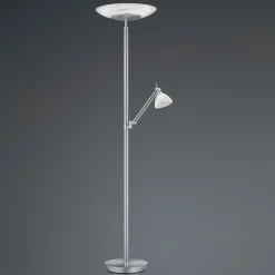 LED-lattiavalaisin Findus, 2-valoinen, nikkeliä
