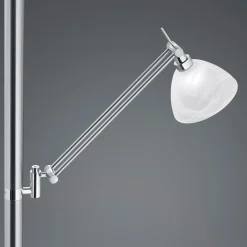 LED-lattiavalaisin Findus, 2-valoinen, nikkeliä
