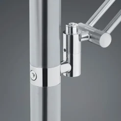 LED-lattiavalaisin Findus, 2-valoinen, nikkeliä