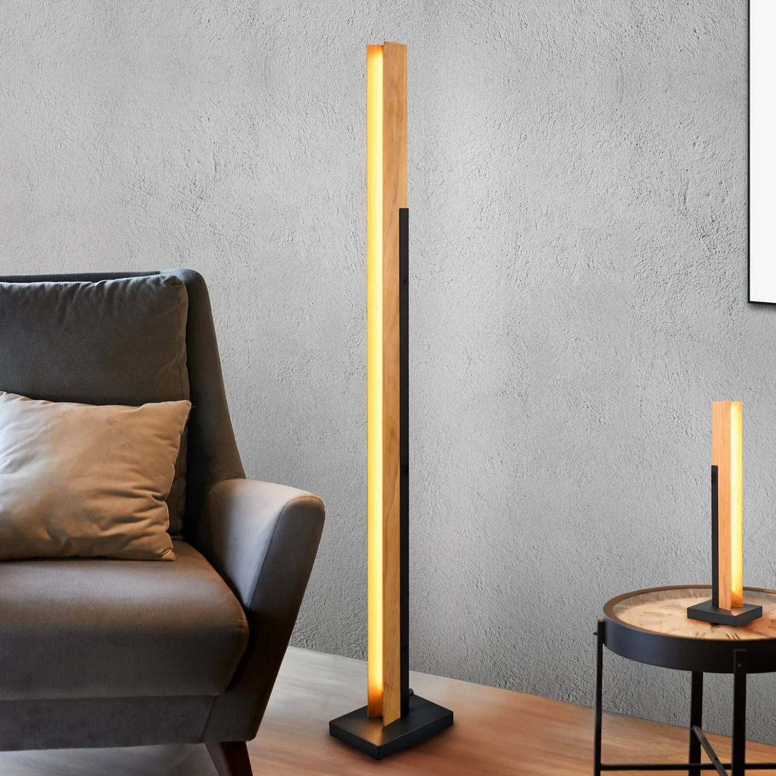 LED-lattiavalaisin Kerala, kosketusdimmerillä