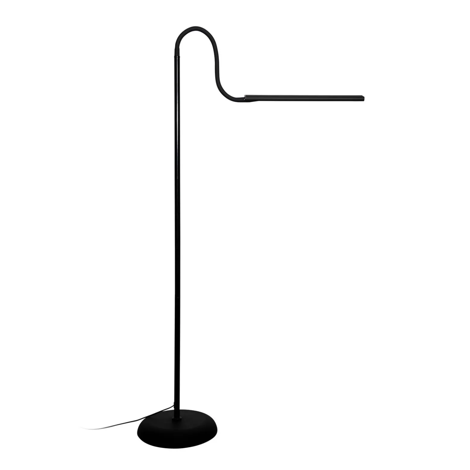 LED-lattiavalaisin MAULpirro, musta, 126 cm, himmennettävä