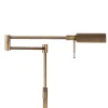 LED-lattiavalaisin New Bari, pronssi, korkeus 180 cm, metalli, himmennin