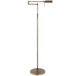 LED-lattiavalaisin New Bari, pronssi, korkeus 180 cm, metalli, himmennin