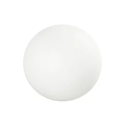 LED lattiavalaisin Oh!, Ø 38 cm, E27, polykarbonaatti, valkoinen
