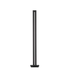LED-lattiavalaisin PURE Lines, antrasiitti, kaukosäädin, 140 cm