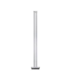 LED-lattiavalaisin PURE Lines, hopea, kaukosäädin, 140 cm