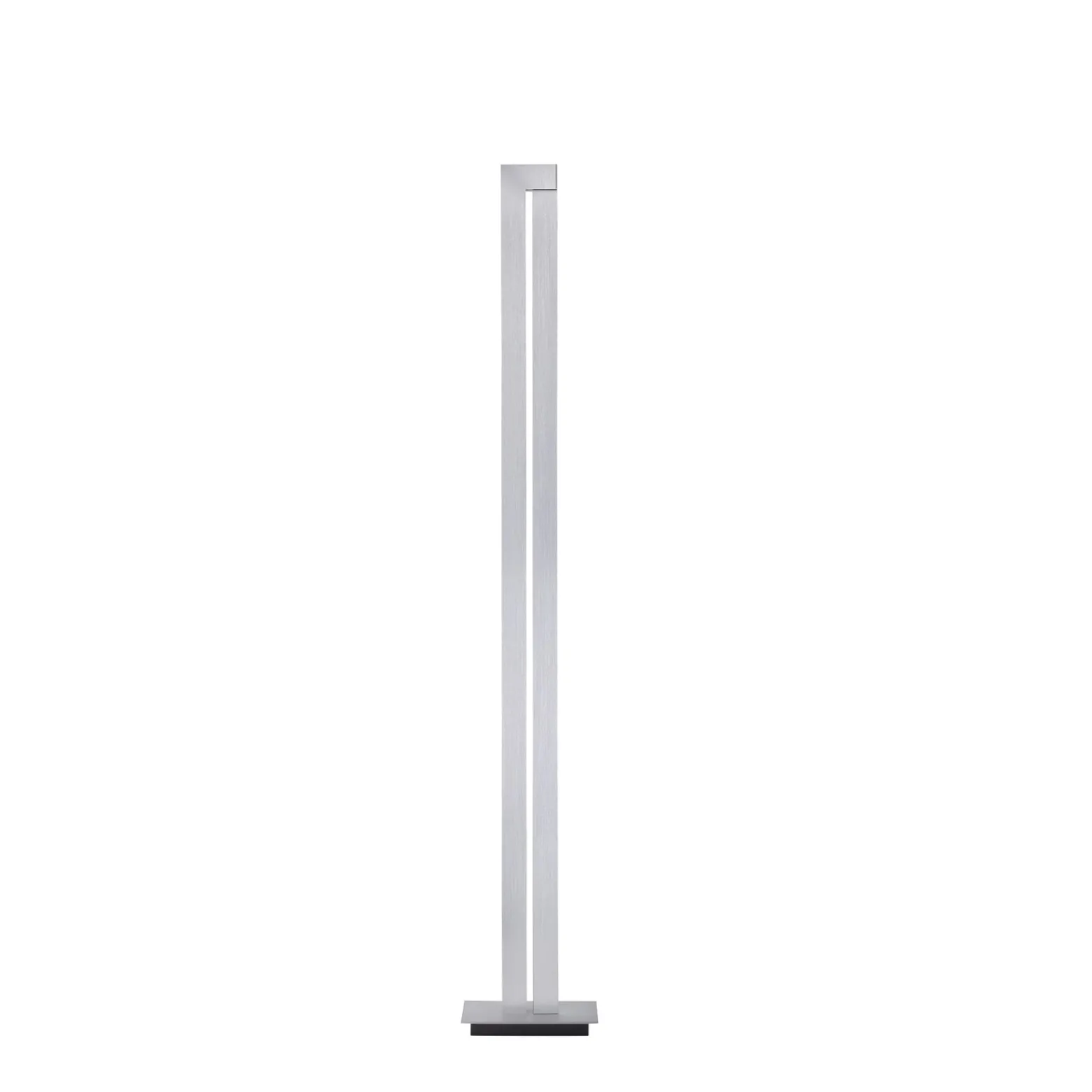 LED-lattiavalaisin PURE Lines, hopea, kaukosäädin, 140 cm