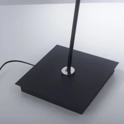 LED-lattiavalaisin PURE Mira, musta helmi, kaukosäädin