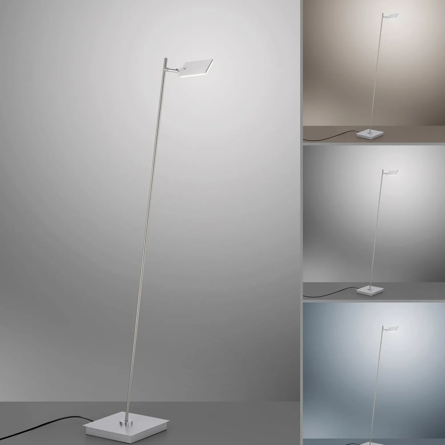 LED-lattiavalaisin PURE Mira, timantti, kaukosäädin, CCT