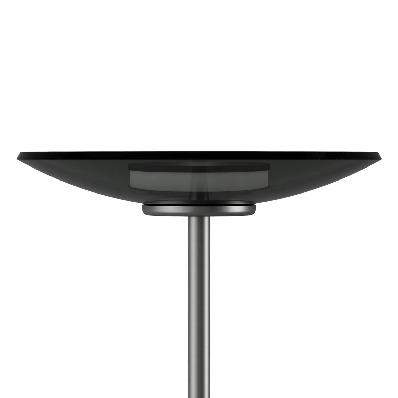 LED-lattiavalaisin PURE Moon, platina, savulasi, 180 cm