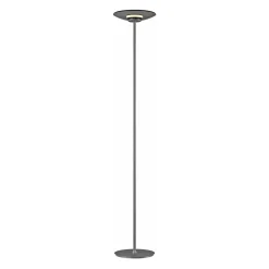 LED-lattiavalaisin PURE Moon, platina, savulasi, 180 cm