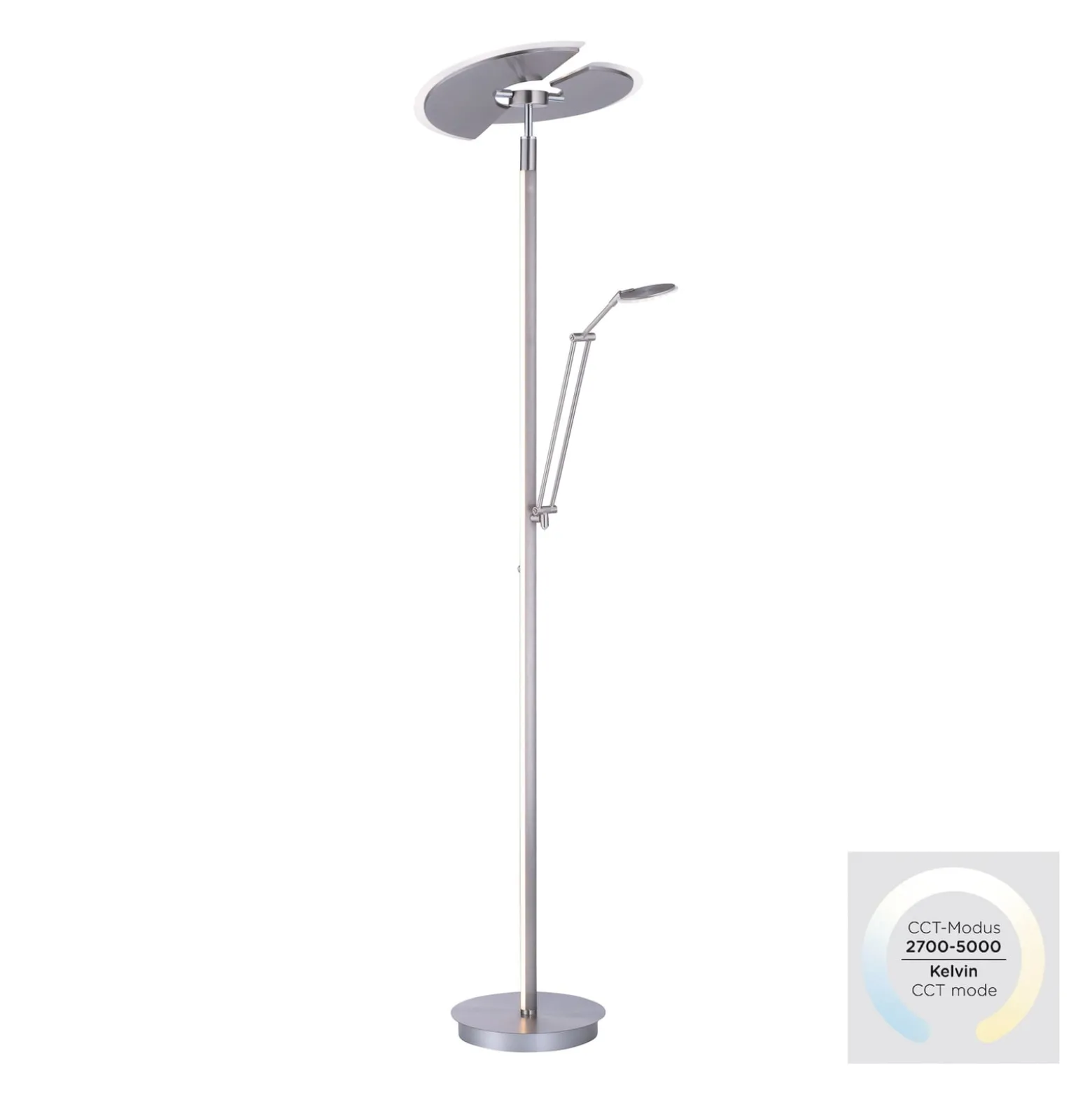 LED-lattiavalaisin PURE Mutil, diamond, lukulamppu, CCT