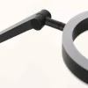 LED-lattiavalaisin Ringlux, musta, metalli, säädettävä