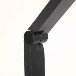 LED-lattiavalaisin Ringlux, musta, metalli, säädettävä