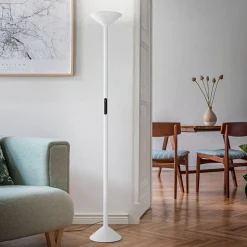 LED-lattiavalaisin Tratto, valkoinen, metalli, CCT, himmennettävä