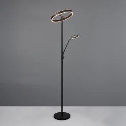 LED-lattiavalaisin Willis, musta, korkeus 180 cm metalli CCT-himmennin