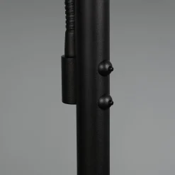 LED-lattiavalaisin Willis, musta, korkeus 180 cm metalli CCT-himmennin