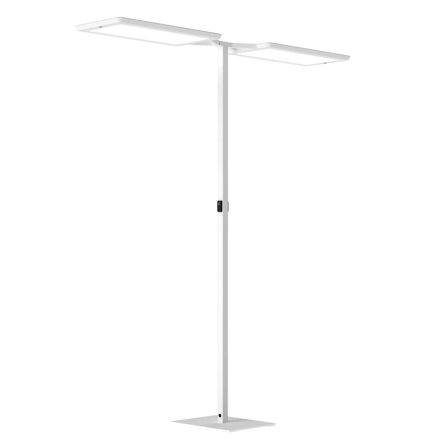 LED-lattiavalaisin Yara.double VTL, PIR, valkoinen