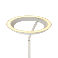 LED-lattiavalo Celeste, valkoinen, korkeus 174 cm, metalli