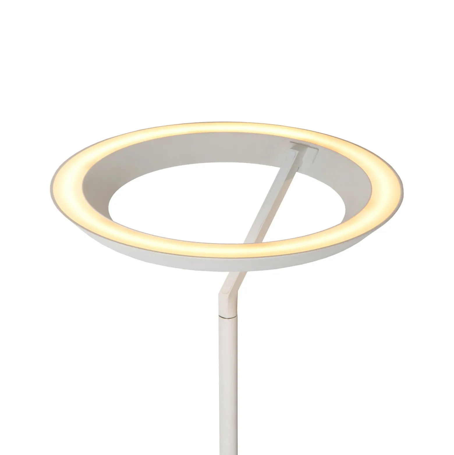 LED-lattiavalo Celeste, valkoinen, korkeus 174 cm, metalli