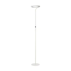 LED-lattiavalo Celeste, valkoinen, korkeus 174 cm, metalli