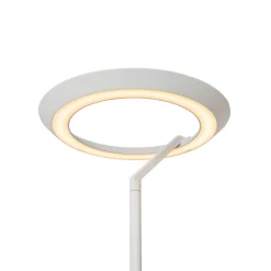 LED-lattiavalo Celeste, valkoinen, korkeus 174 cm, metalli