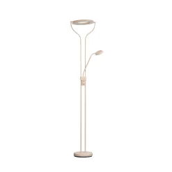 LED-lattiavalo Davos, hiekanvärinen, korkeus 180 cm, 2-lamppuinen, CCT