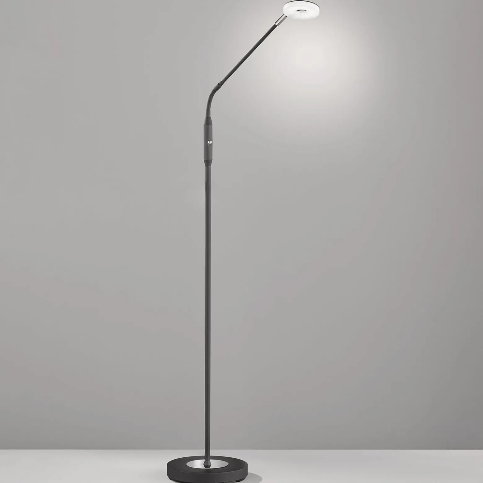 LED-lattiavalo Dent himmennys, CCT, 1 lamppu musta