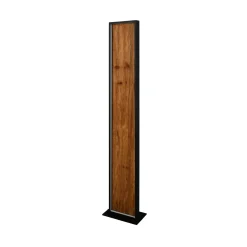 LED-lattiavalo Kalea, korkeus 120 cm, puunvärinen, puu