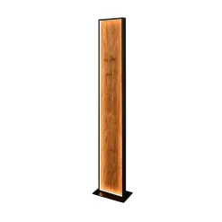 LED-lattiavalo Kalea, korkeus 120 cm, puunvärinen, puu